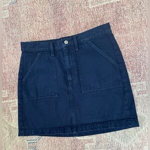 Lucky brand denim utility skirt dark midnight wash size 8 / 29